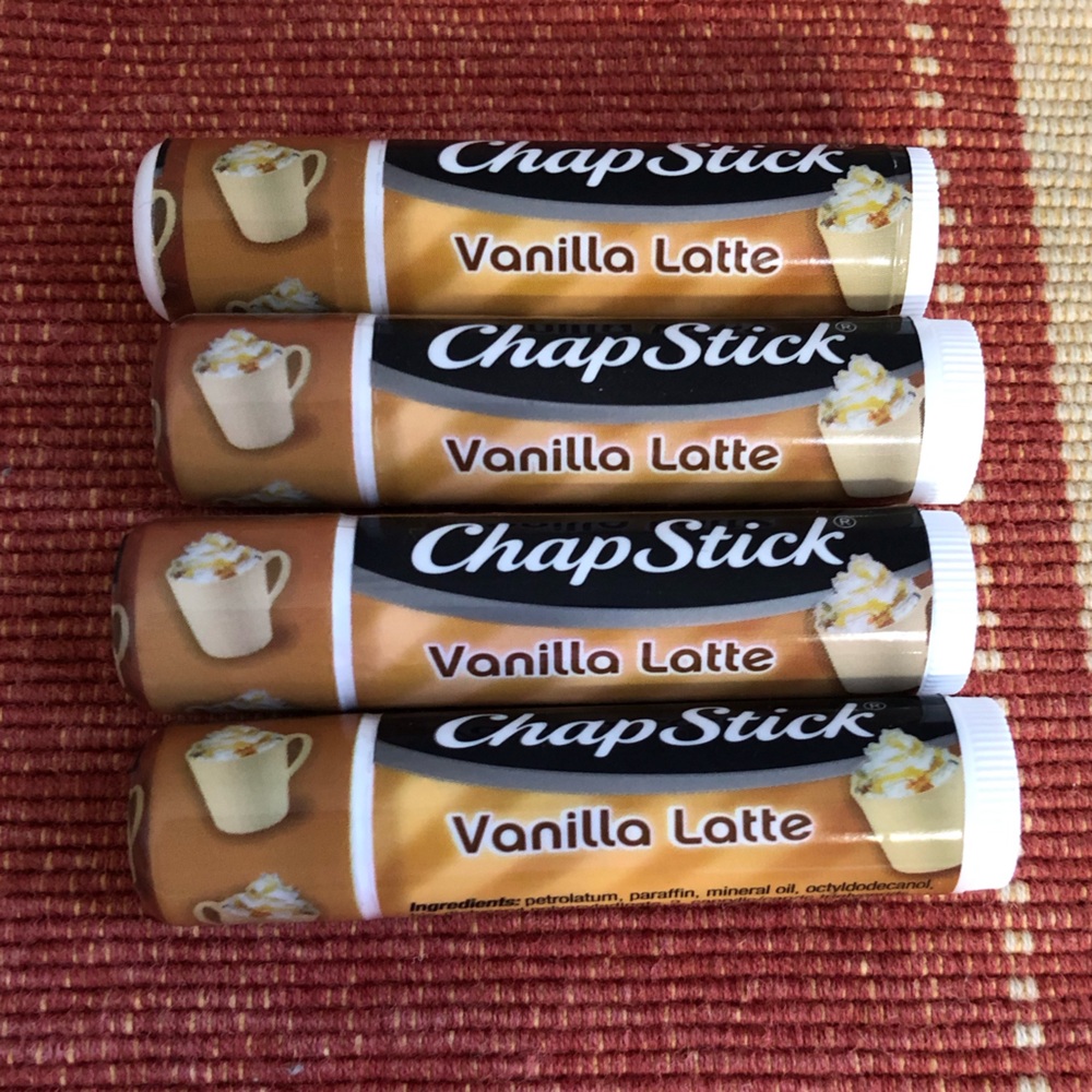 ChapStick Vanilla Latte Lip Balm - 4 Pack